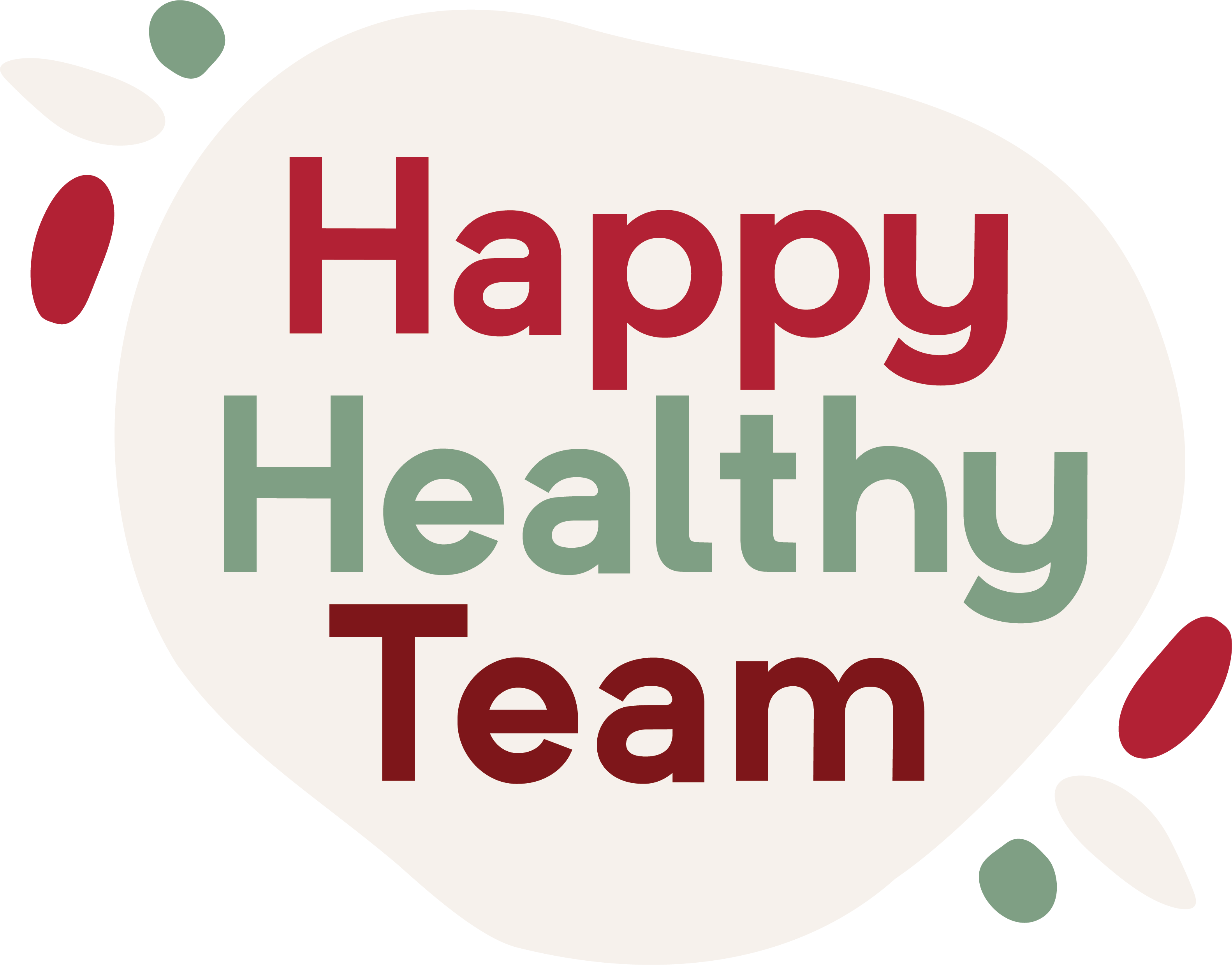 Happy healthy team